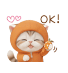 スコティッシュ猫 みかんネコ 毎日思いやり（個別スタンプ：6）