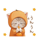 スコティッシュ猫 みかんネコ 毎日思いやり（個別スタンプ：18）