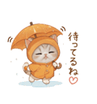 スコティッシュ猫 みかんネコ 毎日思いやり（個別スタンプ：27）
