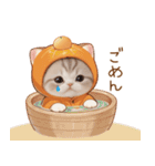スコティッシュ猫 みかんネコ 毎日思いやり（個別スタンプ：29）