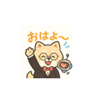ポメ先生とドローン君の毎日スタンプ（個別スタンプ：1）