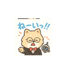 ポメ先生とドローン君の毎日スタンプ（個別スタンプ：4）