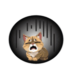 奇妙で酒好きな猫の一日スタンプ（個別スタンプ：4）