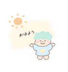 やさしいぷくるのあいさつスタンプ（個別スタンプ：1）
