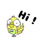 セキセイインコのぽーちゃん（個別スタンプ：3）