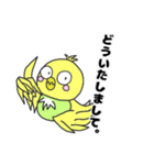 セキセイインコのぽーちゃん（個別スタンプ：5）