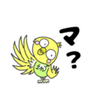 セキセイインコのぽーちゃん（個別スタンプ：10）