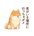 恋人に束縛するかまってちゃん犬(柴犬)（個別スタンプ：11）