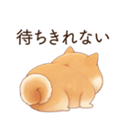 恋人に束縛するかまってちゃん犬(柴犬)（個別スタンプ：18）