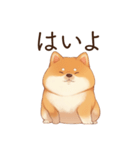 恋人に束縛するかまってちゃん犬(柴犬)（個別スタンプ：22）
