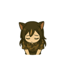 元気いっぱい猫キャラスタンプフリップ無）（個別スタンプ：3）
