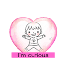興味がたくさんありますよ（個別スタンプ：1）