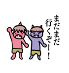ハードワークな赤鬼青鬼（個別スタンプ：6）