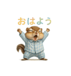 動物でおはよう（個別スタンプ：35）
