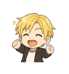 元気いっぱい！金髪男子スタンプ（個別スタンプ：9）