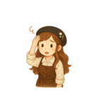ラッキーガール3（個別スタンプ：1）