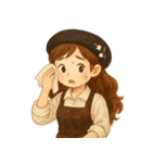ラッキーガール3（個別スタンプ：5）