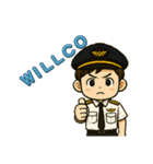 僕はエアラインパイロット（個別スタンプ：4）