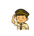 僕はエアラインパイロット（個別スタンプ：24）