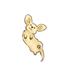 これはダックスフンドです。(クリーム)（個別スタンプ：13）