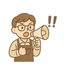 くるくる男子の毎日（個別スタンプ：7）