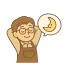 くるくる男子の毎日（個別スタンプ：8）