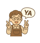 くるくる男子の毎日（個別スタンプ：15）