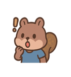 リスブルーの楽しい日（個別スタンプ：9）
