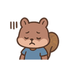 リスブルーの楽しい日（個別スタンプ：11）