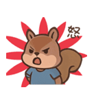 リスブルーの楽しい日（個別スタンプ：16）