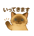 たぬきシャム猫びより（個別スタンプ：3）