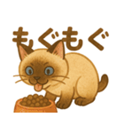 たぬきシャム猫びより（個別スタンプ：8）