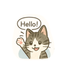 ハチワレにゃんずの日常vol.2（個別スタンプ：1）