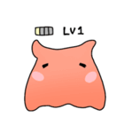 メンダコさんの気持ち LV1～4（個別スタンプ：1）