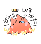 メンダコさんの気持ち LV1～4（個別スタンプ：15）