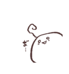 心が折れた白いなにか（個別スタンプ：9）