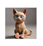 コロコロ表情変わる粘土ねこ（個別スタンプ：11）