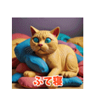 コロコロ表情変わる粘土ねこ（個別スタンプ：19）