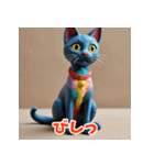 コロコロ表情変わる粘土ねこ（個別スタンプ：25）