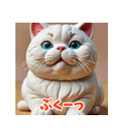 コロコロ表情変わる粘土ねこ（個別スタンプ：38）