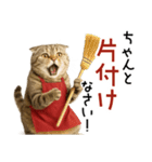 口うるさい優しいおばちゃんネコ（個別スタンプ：21）