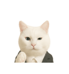 意味深な猫（個別スタンプ：15）