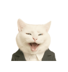 意味深な猫（個別スタンプ：21）
