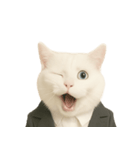 意味深な猫（個別スタンプ：26）