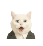 意味深な猫（個別スタンプ：28）