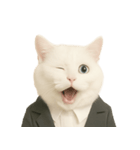 意味深な猫（個別スタンプ：30）