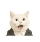 意味深な猫（個別スタンプ：36）