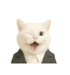 意味深な猫（個別スタンプ：38）