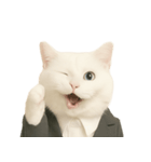 意味深な猫（個別スタンプ：39）