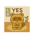 おつかれたぬき、そっと届けます。（個別スタンプ：36）